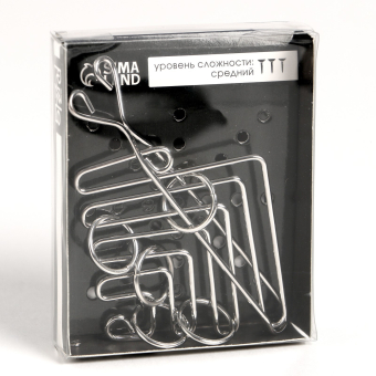 Головоломка металлическая «Раздели на части» №53