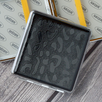 Портсигар под кожу с резинкой HG-604 в ассортименте