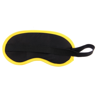 Маска для сна «Глаз», 19,2 х 9,4 см, жёлтая