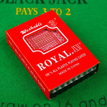 Карты игральные пластиковые Royal, 54 шт