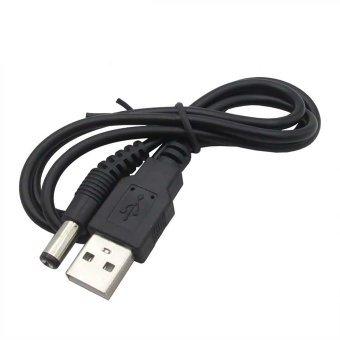 Кабель питания / переходник USB-A 2.0 - DC 2,1 х 5,5 мм (70-100см)