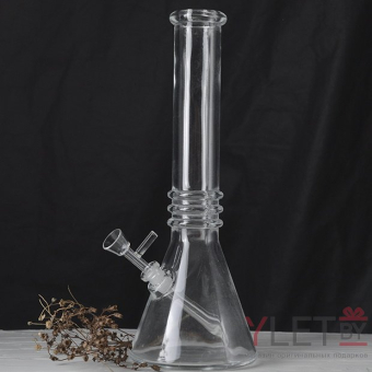 Бонг стеклянный 30 см ZG-112