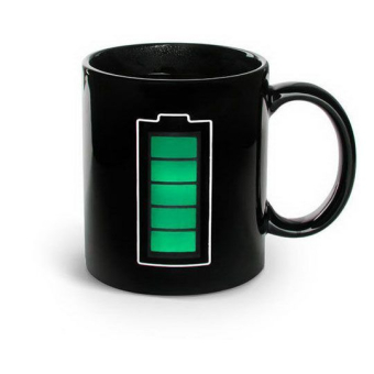 Кружка хамелеон Батарейка Зарядка