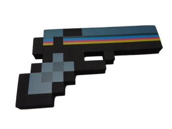 Пистолет Minecraft майнкраф (синий)
