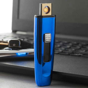USB зажигалка выдвижная глянцевая