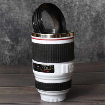 Термокружка объектив c линзой Lens Cup Белая 300 мл