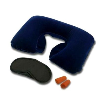 Дорожный набор для сна (надувная подушка, маска для сна, беруши)