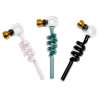 Курительный девайс  стеклянный Спираль