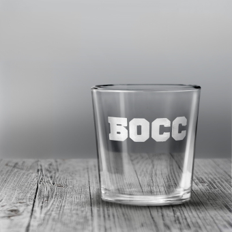 Стакан стеклянный для виски «Босс», 250 мл