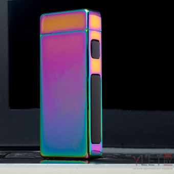 Импульсная зажигалка с кнопкой и индикацией Хамелеон