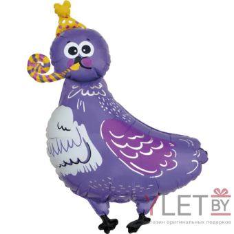 Шар (40''/102 см) Фигура, Голубь в колпачке