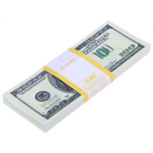 Пачка денег сувенирная 100$