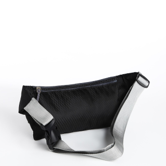 Сумка поясная "Resport" на молнии, 32*0,5*10 см, наружный карман, разъем для USB, черный
