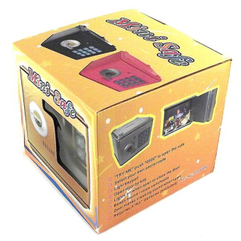 Копилка сейф золотая малая