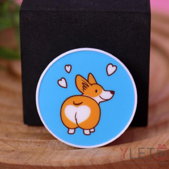 Попсокет "Cute corgi"
