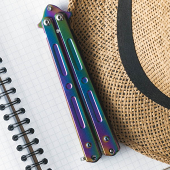 Складной нож бабочка Хамелеон