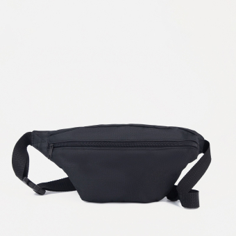 Сумка поясная "Минималист" на молнии, 33*5*13,5 см, черный