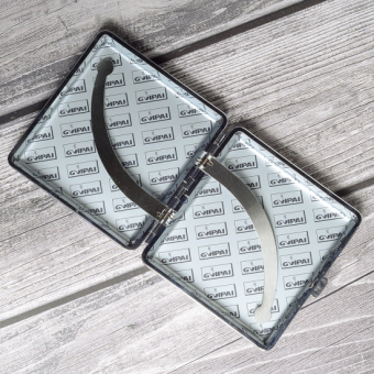 Портсигар под кожу Ромбы 2