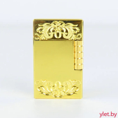 Зажигалка газовая турбо Draft Золото