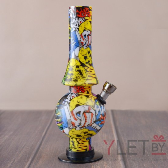 Бонг акриловый расписной 20 см FDY