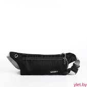 Сумка поясная "Resport" на молнии, 32*0,5*10 см, наружный карман, разъем для USB, черный