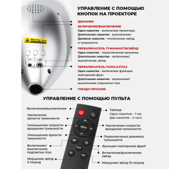 Проектор звездного неба Инопланетянин