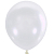 Шар (12''/30 см) Белый, металлик