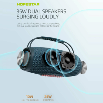 Портативная колонка Hopestar H53, 35W Красная