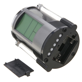 Подставка для канцтоваров светящаяся с часами, календарём и термометром