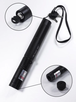 Лазер мощный на аккумуляторе в коробке