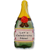 Шар (33''/84 см) Фигура, Бутылка Шампанское