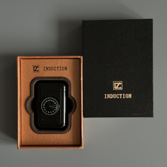 Зажигалка турбо газовая антистресс, черная