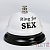 Настольный звонок Ring for sex Белый
