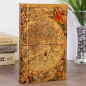Сейф книга Старинные карты мира, 21х13х5 см