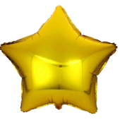 Шар (21''/53 см) Звезда, Золото