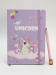 Блокнот (А5) "Unicorn on the cloud", purple (14.5*21)