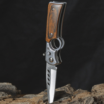 Нож складной мини под дерево с кольцом