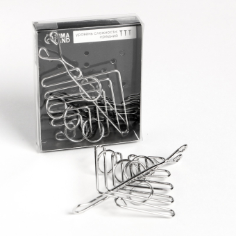 Головоломка металлическая «Раздели на части» №53