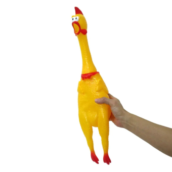 Мялка-прикол «Курица», кричалка, 40 см