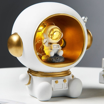 Ночник копилка Космонавт Белый