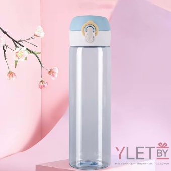 Бутылка для воды Water Bottle Голубая, 520 мл Бутылка для воды Water Bottle Голубая, 520 мл