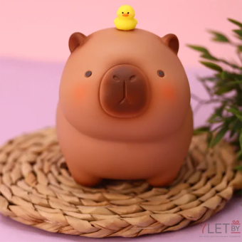 Копилка капибара "Capybara Friend Duck"