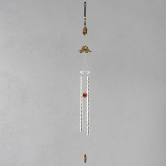 Китайские колокольчики Музыка ветра металл "Слоны" 4 трубки 60 см МИКС, музыкальная подвеска