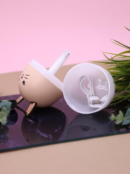 Настольный увлажнитель воздуха - ночник "Bunny", mix, (портативный, USB)