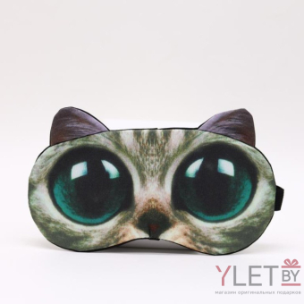 Маска для сна "Cat's eyes", grey