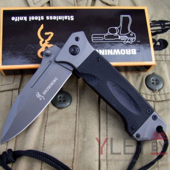 Нож Browning со шнурком Черный
