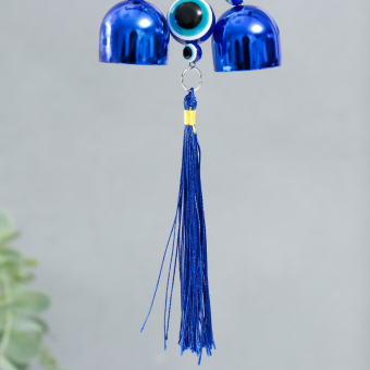 Китайские колокольчики Музыка ветра металл "Ажурная бабочка" от сглаза 2 колокольчика 20 см, музыкальная подвеска