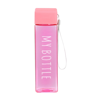 Бутылка для воды My bottle, 450 мл, 20 х 5.5 см, розовая Бутылка для воды My bottle, 450 мл, 20 х 5.5 см, розовая