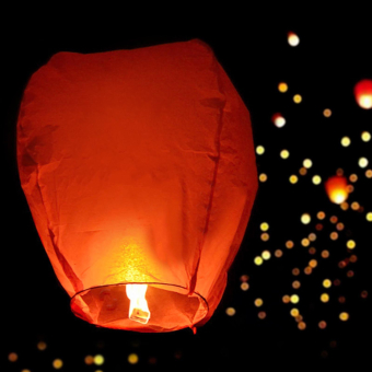Небесный фонарик Фонарь желаний «Красный»