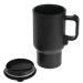 Кружка автомобильная в прикуриватель черная пластик